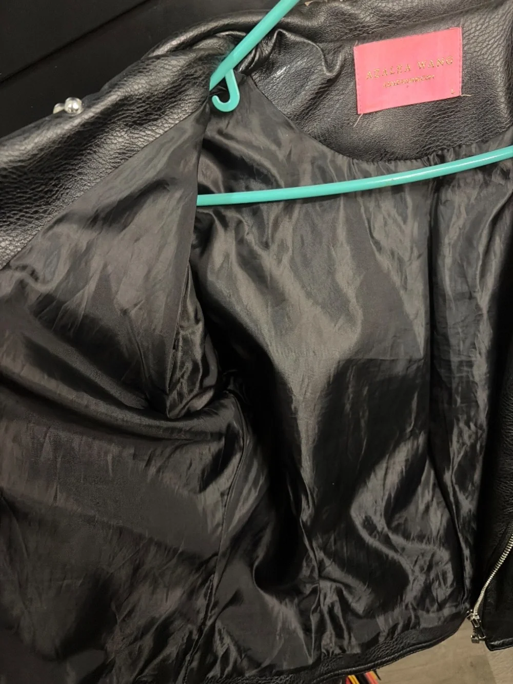 Akira faux leather fringe jacket - Picture 2 of 3